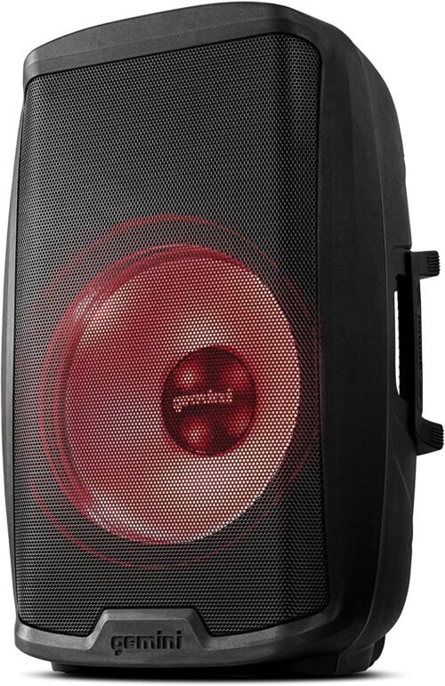 Gemini AS-2115BT-LT 2000-Watt 15-Inch Multi LED Bluetooth Loudspeaker