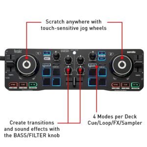 815i4xfe5UL._SL1500_-1.jpg Hercules DJ Control Starlight Portable USB DJ Controller