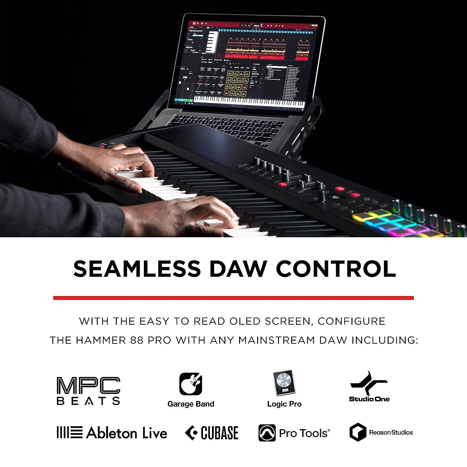 M-Audio Hammer 88 Pro  88 Key USB MIDI Keyboard Controller