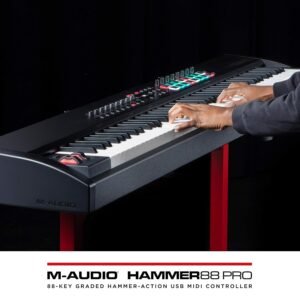 M-Audio Hammer 88 Pro 88 Key USB MIDI Keyboard Controller M-Audio Hammer 88 Pro 88 Key USB MIDI Keyboard Controller