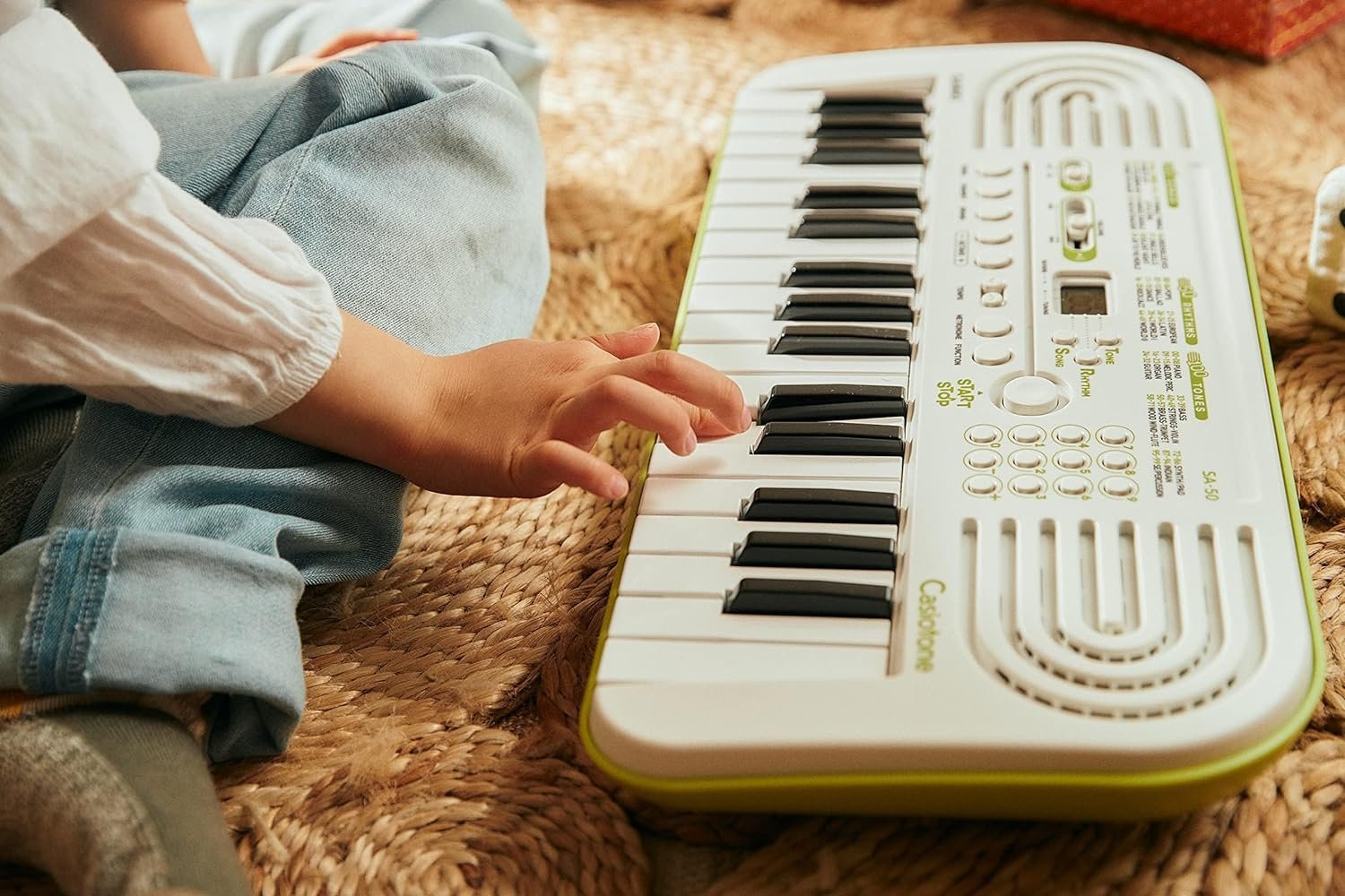 81EPLjsb-GL._SL1500_.jpg Casio SA-50 Casiotone Mini Keyboard Black