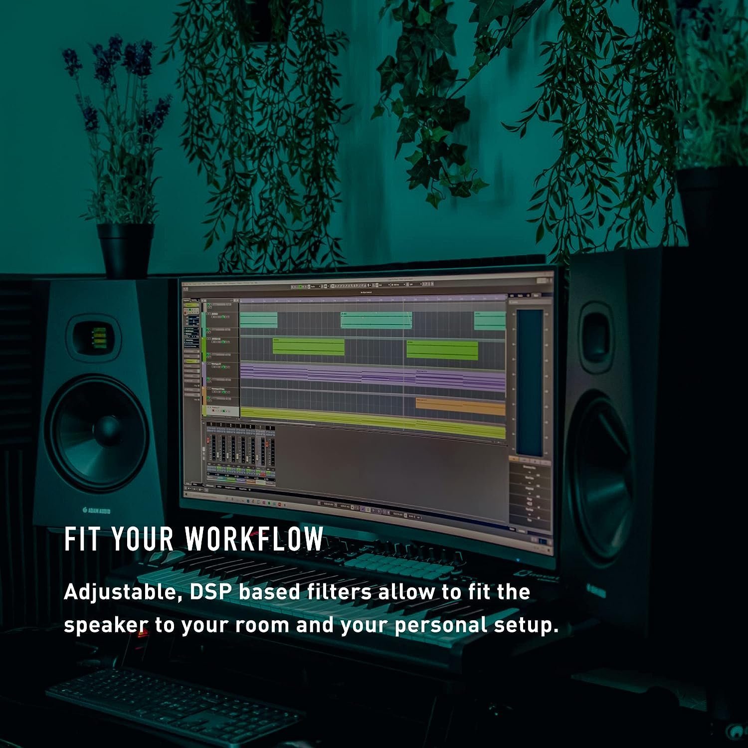 81FP4T213fL._SL1500_-1.jpg ADAM Audio T8V Active Powered Studio Monitor - Single