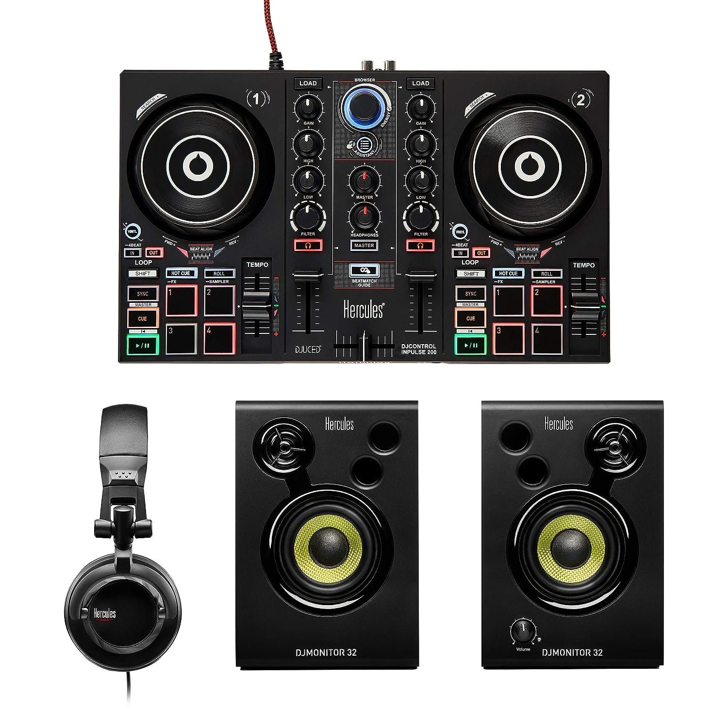 Hercules DJLearning Kit Complete DJ System