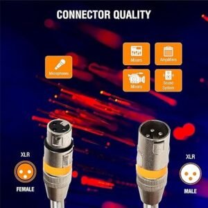 DIGIMORE D 100 20 ft XLR Male to Female Cable DIGIMORE D 100 20 ft XLR Male to Female Cable