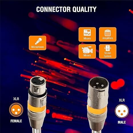 81OknunA96L._SX466_.jpg DIGIMORE D 100 20 ft XLR Male to Female Cable