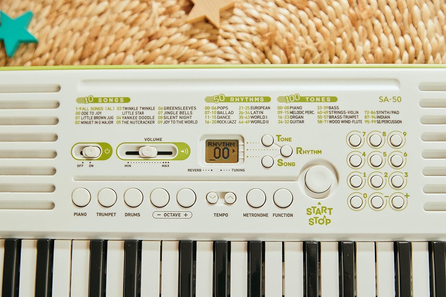 81S6qx9yUQL._SL1500_.jpg Casio SA-50 Casiotone Mini Keyboard Black