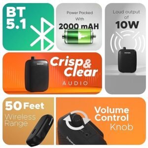 Digimore D 1200 WL Wireless Voice Amplifier 10W with Bluetooth
