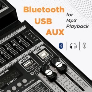 Digimore D 246 6 Channel Audio Mixer with Interface & DSP Effects Digimore D 246 6 Channel Audio Mixer with Interface & DSP Effects