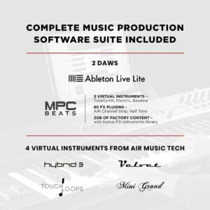 M-Audio Hammer 88 Pro 88 Key USB MIDI Keyboard Controller M-Audio Hammer 88 Pro 88 Key USB MIDI Keyboard Controller