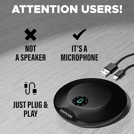 DIGIMORE D-480 USB Conference Microphone Plug & Play