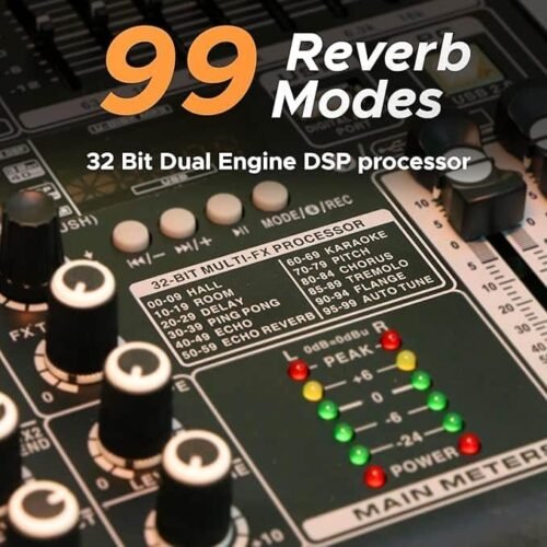 Digimore D 256 8 Channel Mixer with Interface & DSP Effects Digimore D 256 8 Channel Mixer with Interface & DSP Effects
