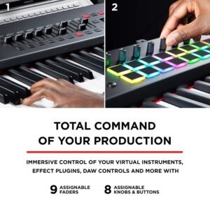 M-Audio Hammer 88 Pro 88 Key USB MIDI Keyboard Controller M-Audio Hammer 88 Pro 88 Key USB MIDI Keyboard Controller