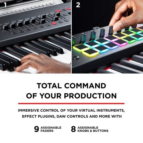 M-Audio Hammer 88 Pro 88 Key USB MIDI Keyboard Controller M-Audio Hammer 88 Pro 88 Key USB MIDI Keyboard Controller