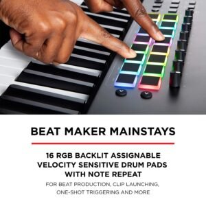 M-Audio Hammer 88 Pro 88 Key USB MIDI Keyboard Controller M-Audio Hammer 88 Pro 88 Key USB MIDI Keyboard Controller