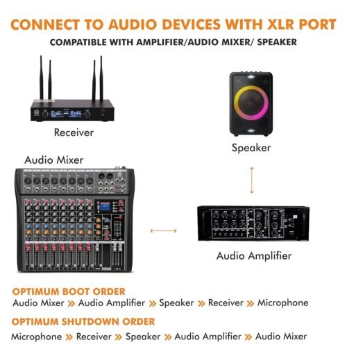 Digimore D390 Dual UHF Wireless Microphone - Discontinued Product