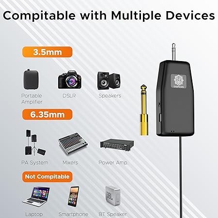 81t7nGhoKZL._SY450_.jpg DIGIMORE D 342 Wireless Headset Microphone System