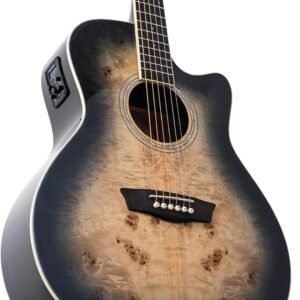 81u06uqf2L._AC_SL1500_.jpg Washburn Deep Forest Burl 6 String Acoustic-Electric Guitar, Right, Black Fade (DFBACEB)