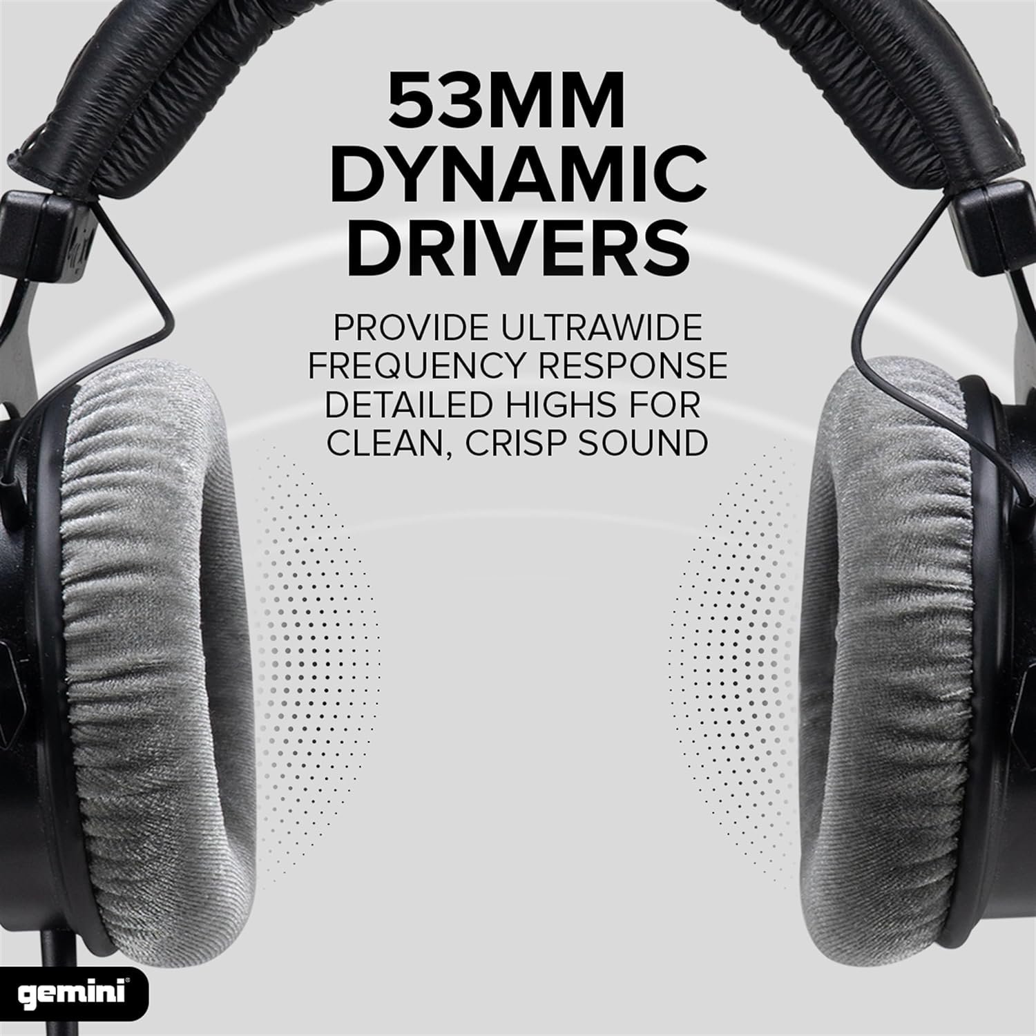 81vCrjb2sKL._AC_SL1500_.jpg Gemini Sound DJ Equipment Mixing Headset System DJX-1000 Ultimate Over Ear Closed Back Studio Monitor Isolation Recording