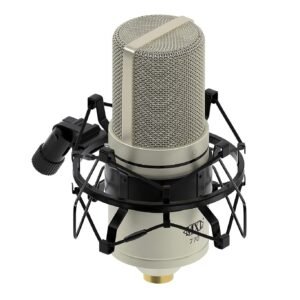 MXL 770 Condenser Microphone Complete Bundle With Integrated Pop Filter/Shockmount Kit and XLR Cable
