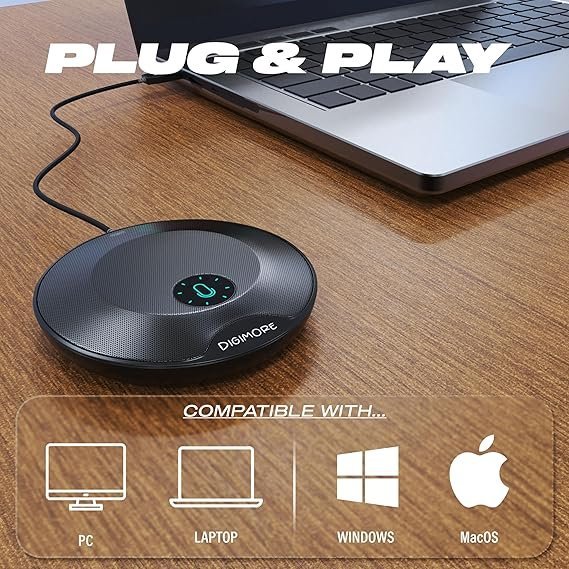 DIGIMORE D-480 USB Conference Microphone Plug & Play