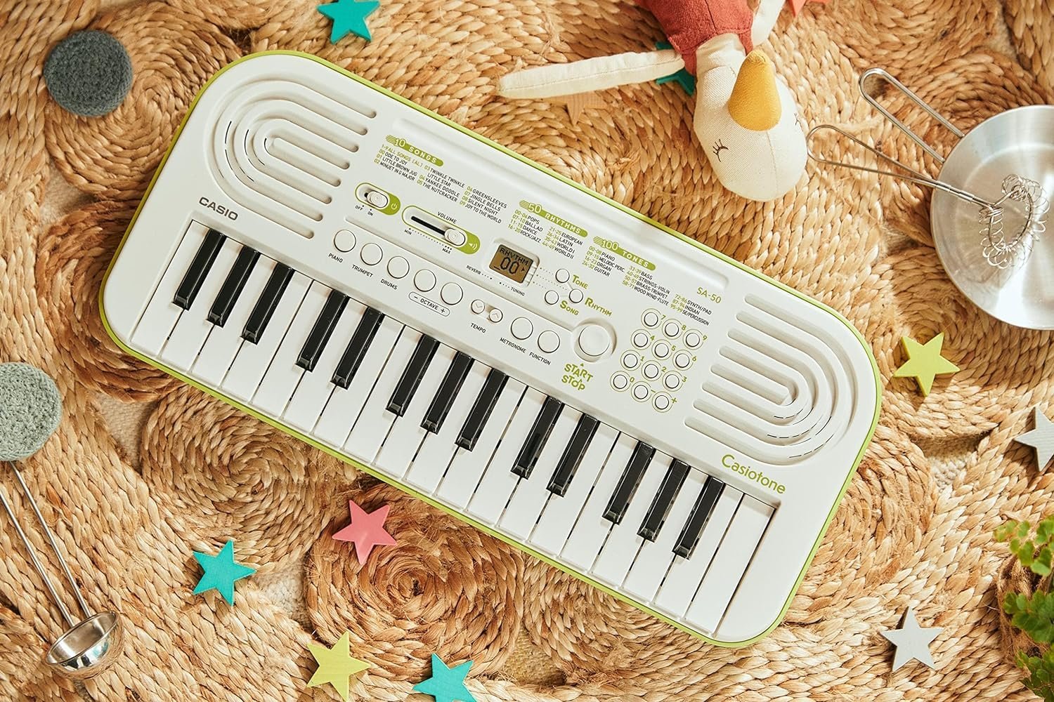 91DvBNEu4xL._SL1500_.jpg Casio SA-50 Casiotone Mini Keyboard Black