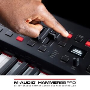 M-Audio Hammer 88 Pro 88 Key USB MIDI Keyboard Controller M-Audio Hammer 88 Pro 88 Key USB MIDI Keyboard Controller