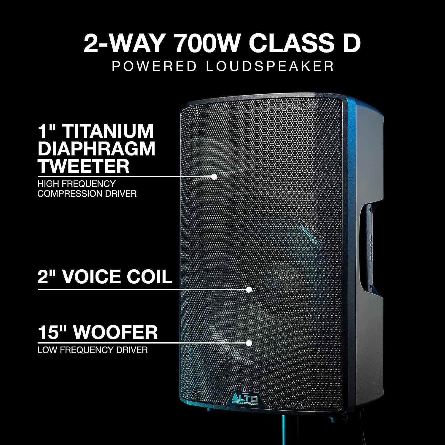 91bIcn9jV7S._SL1500_-1.jpg Alto TX315 750-Watt 15-Inch 2-Way Powered Loudspeaker