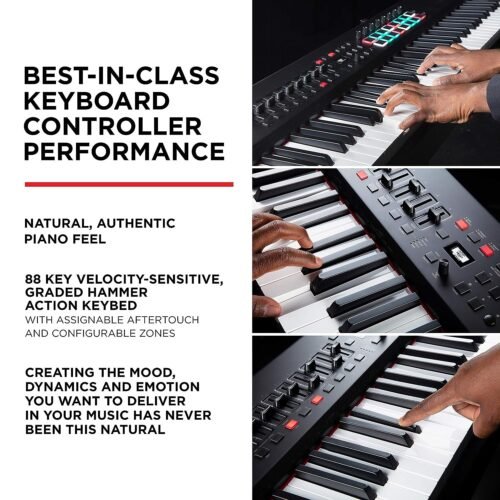 M-Audio Hammer 88 Pro 88 Key USB MIDI Keyboard Controller M-Audio Hammer 88 Pro 88 Key USB MIDI Keyboard Controller