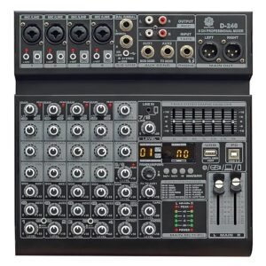 Digimore D 246 6 Channel Audio Mixer with Interface & DSP Effects Digimore D 246 6 Channel Audio Mixer with Interface & DSP Effects