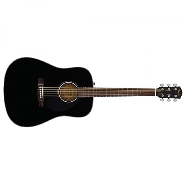 Fender Acoustic Guitar Dreadnought Solid CD60S Black 970110006
