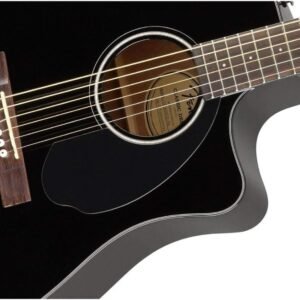 Fender Acoustic Guitar with Cutaway Electronics CD60SCE Black 970113006
