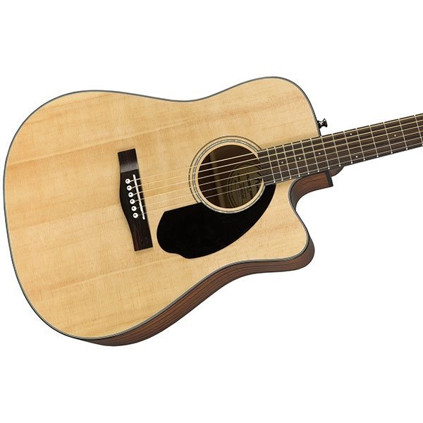 Fender Acoustic Guitar with Cutaway Electronics CD60SCE Natural 970113021