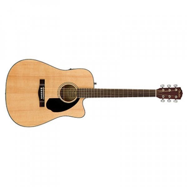 Fender Acoustic Guitar with Cutaway Electronics CD60SCE Natural 970113021