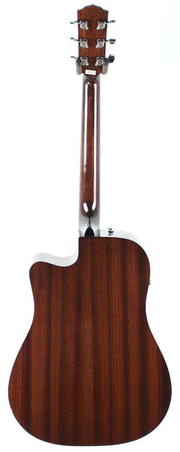 Fender Acoustic Guitar with Cutaway Electronics CD60SCE Mahogany 970113022 Right Hand