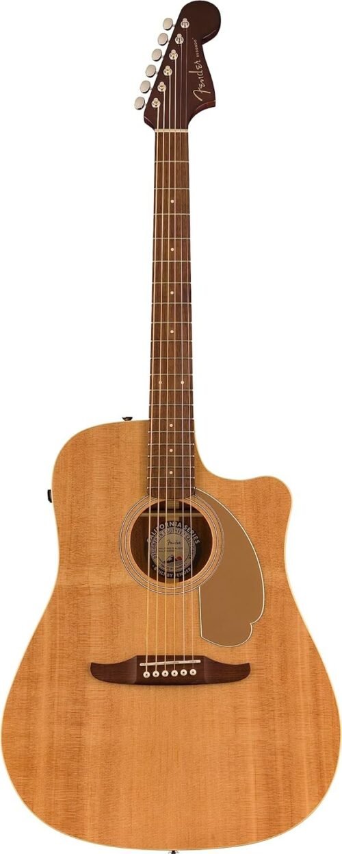 970713521-1.jpg Fender Acoustic Guitar Dreadnought Cutaway Electronics Redondo Player Natural 970713521