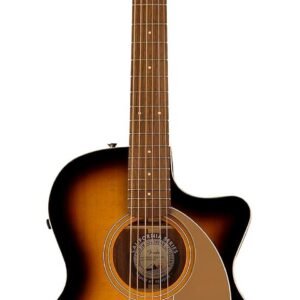 Fender Acoustic Guitar Dreadnought Cutaway Electronics Newporter Player Sunburst 970743503