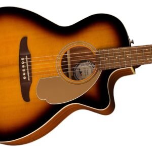 Fender Acoustic Guitar Dreadnought Cutaway Electronics Newporter Player Sunburst 970743503