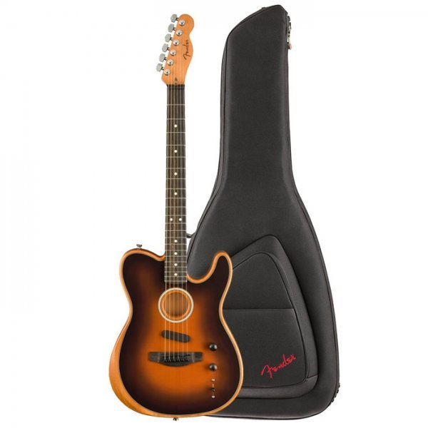 972013232-3.jpg Fender American Acoustasonic Telecaster Acoustic-Electric Guitar With Gig Bag - Sunburst