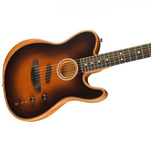 Fender American Acoustasonic Telecaster Acoustic-Electric Guitar With Gig Bag - Sunburst Fender American Acoustasonic Telecaster Acoustic-Electric Guitar With Gig Bag - Sunburst