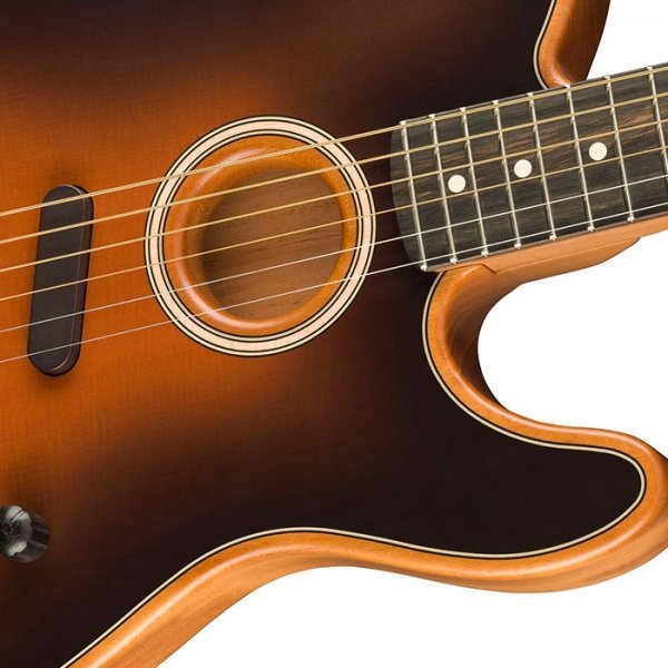 972013232-6-1.jpg Fender American Acoustasonic Telecaster Acoustic-Electric Guitar With Gig Bag - Sunburst