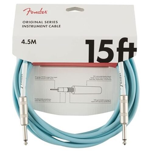 Fender Instrument Cable Original Series 15Ft Daphne Blue 990515003