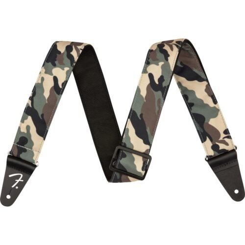 Fender 2" Camo Strap Woodland Camo 990638076