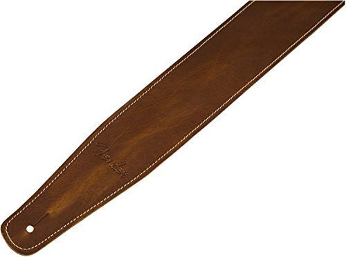 990641021-3-1.jpg Fender Broken-In Leather Strap Tan 990641021