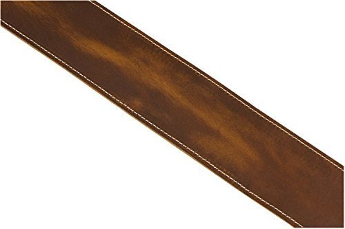 990641021-4.jpg Fender Broken-In Leather Strap Tan 990641021