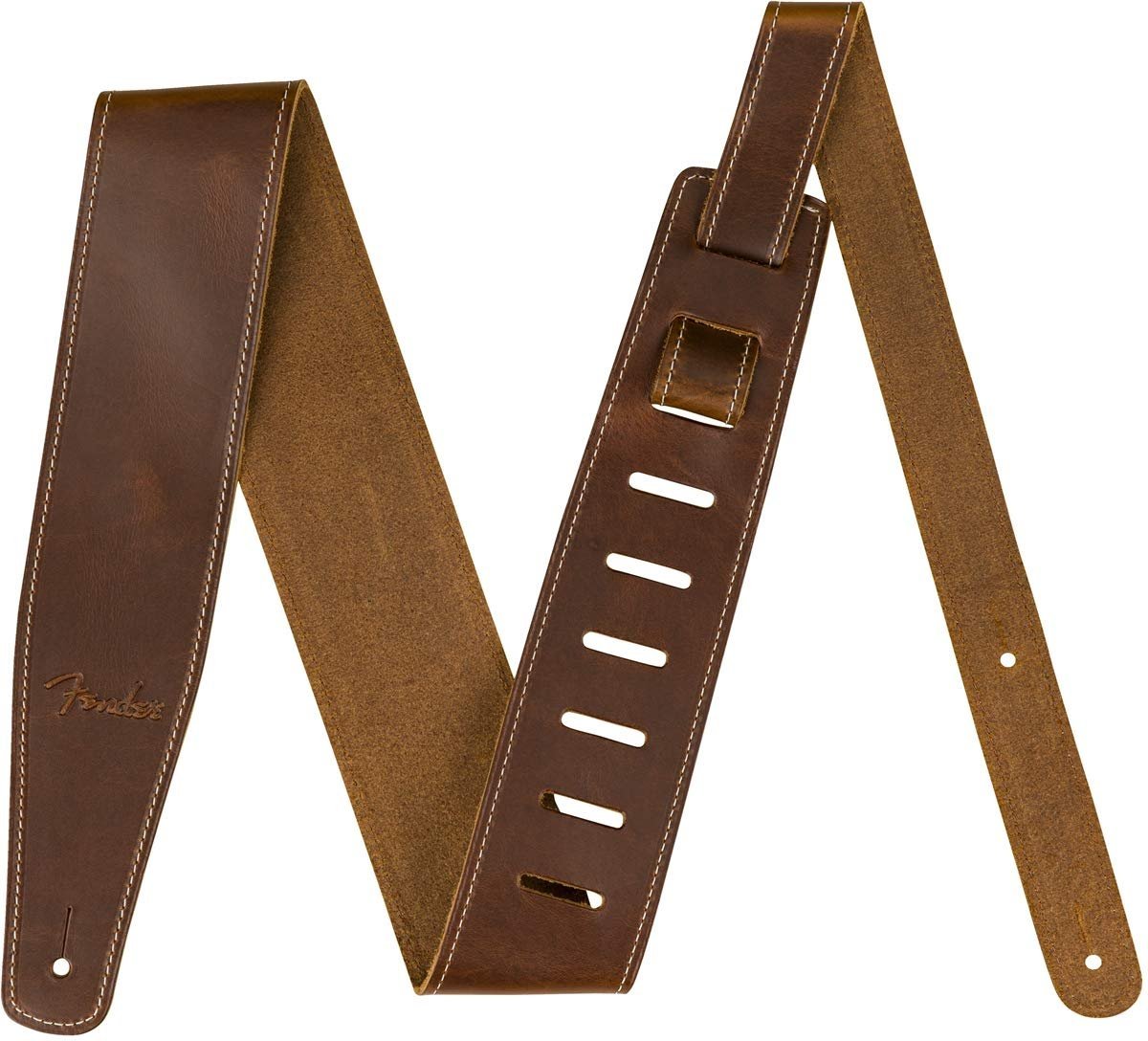 Fender Broken-In Leather Strap Tan 990641021