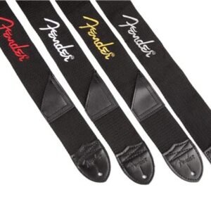 Fender Poly Guitar Strap - BLK/WHT 990662080