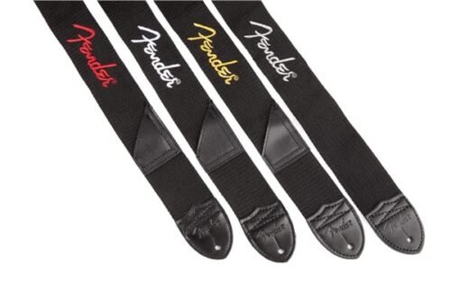 Fender Poly Guitar Strap - BLK/WHT 990662080