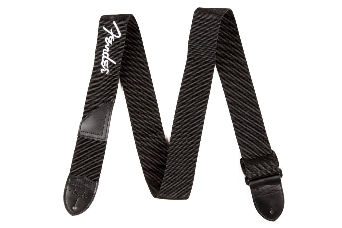 Fender Poly Guitar Strap - BLK/WHT 990662080