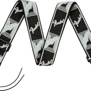 Fender 2" Monogrammed Strap Black/Light Grey/Dark Grey 990681543