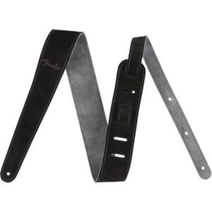 Fender Reversible Suede Guitar Strap - Black/Gray 990691006